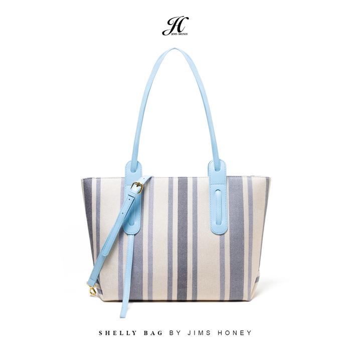 Gambar JIMS HONEY  Tas Totebag Wanita SHELLY BAG - BLUE dari Supplier Jims Honey_NEW undefined Tokopedia
