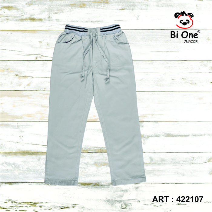 Gambar BiOne Celana Panjang Katun Rib List Hitam Anak Laki-Laki 422107 - Krem, 13 dari BiOne Official Shop undefined Tokopedia