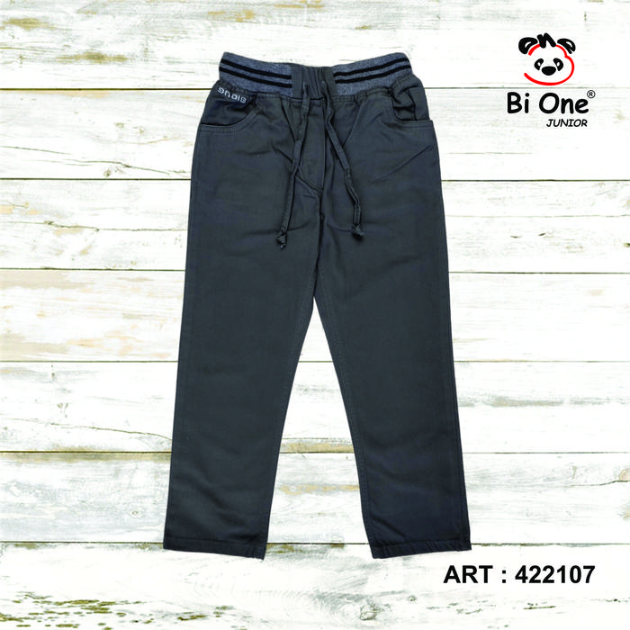 Gambar BiOne Celana Panjang Katun Rib List Hitam Anak Laki-Laki 422107 - Hitam, 11 dari BiOne Official Shop undefined Tokopedia