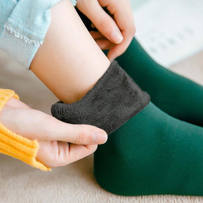 Gambar Kaos kaki winter wool thermal coklat hitam anak dewasa casual panjang - Thermal hijau dari numbertwo ID undefined Tokopedia