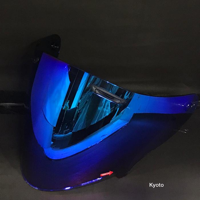 Gambar ( FREE RECHET ) VISOR LOOK AR*I PAKET GANTENG KYOTO/DYNAMIC/KYT REVO - REVO BLUE dari Osbe Bikers Store undefined Tokopedia