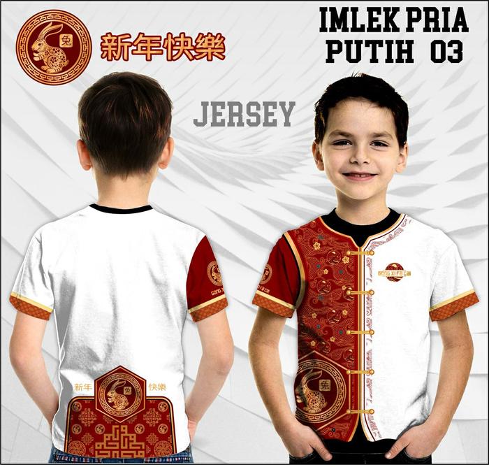 Gambar Jersey drifit sublime cheongsam imlek 2023 tahun baru cina 11 - Putih, 4 dari 100KAOS undefined Tokopedia