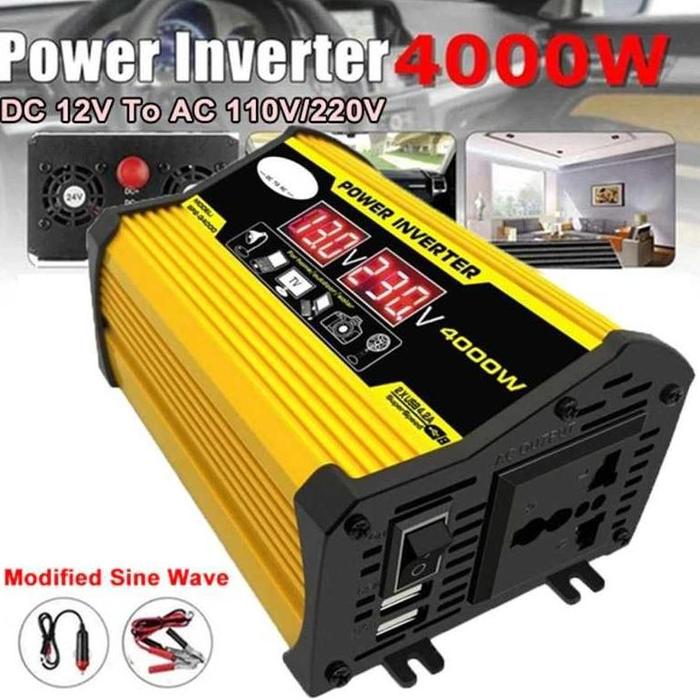 Gambar Power Inverter 6000 Watt DC 12V to AC 220V Inventer 6000W Modified - 4000W dari angga pedia undefined Tokopedia