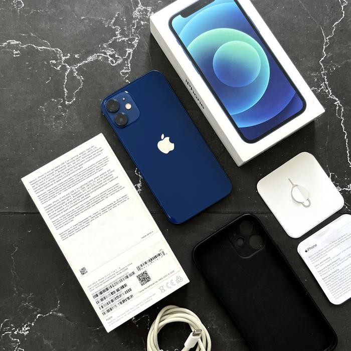 Ibox Iphone Iphone 12 Mini Tokopedia Iphone 12 Mini Blue Box