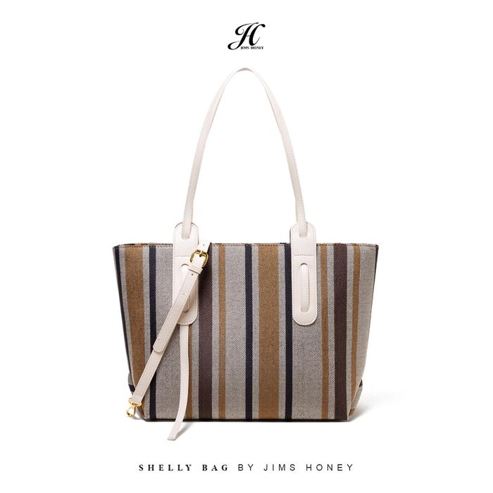 Gambar JIMS HONEY  Tas Totebag Wanita SHELLY BAG - WHITE dari Supplier Jims Honey_NEW undefined Tokopedia