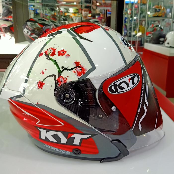 Jual helm kyt NFJ Xavi Sakura Kota Surabaya Rubyh Tokopedia