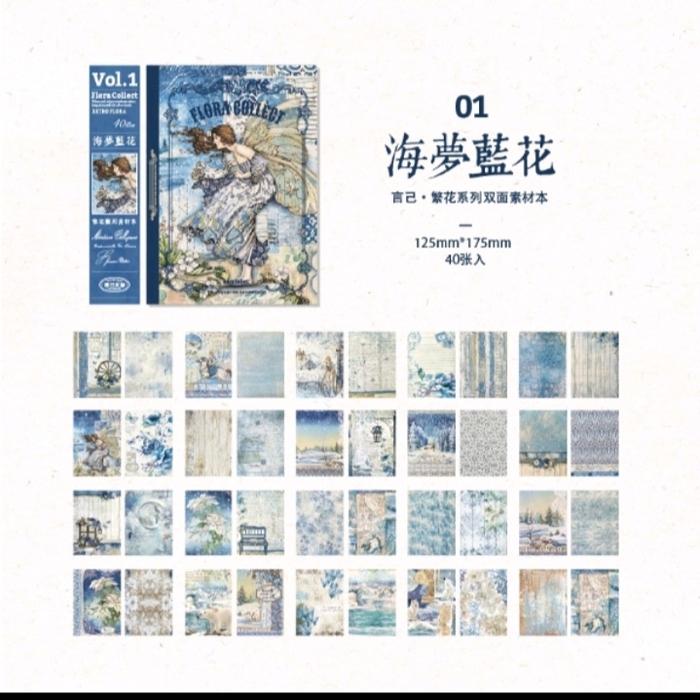 Gambar Kertas Scrapbook 2 sisi model Retro Vintage untuk Dekorasi - Vol.1 dari LaFeliciaCrafter undefined Tokopedia