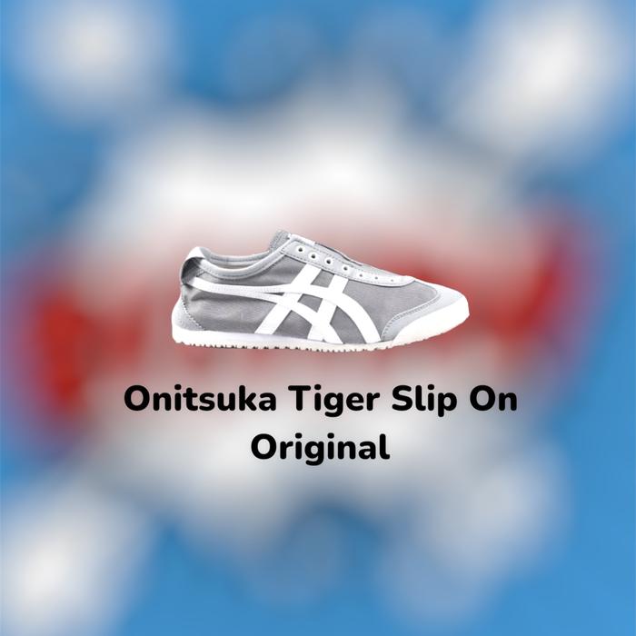 Promo Onitsuka Tiger Slip On Ice Grey ORIGINAL ICE GREY, 41