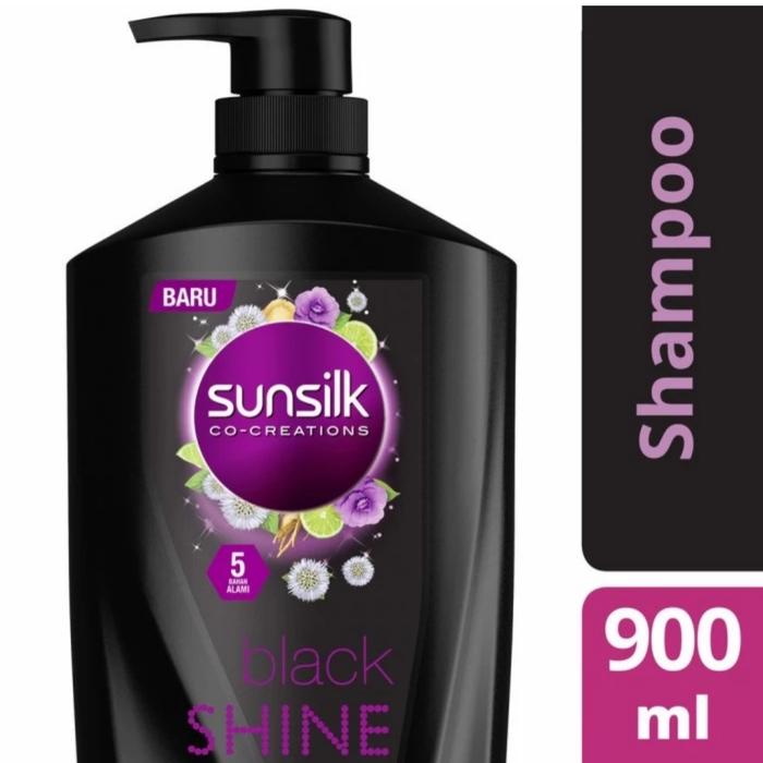 Gambar Sunsilk Shampo Black shine 900ml botol - Hitam 900 Ml dari BundaSun undefined Tokopedia
