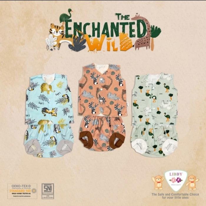 Gambar Libby Stelan Baju Buntung dan Celana Pop Bayi (0-3M) - BOY dari Aurel Babyshop Kota Tangerang Selatan Tokopedia