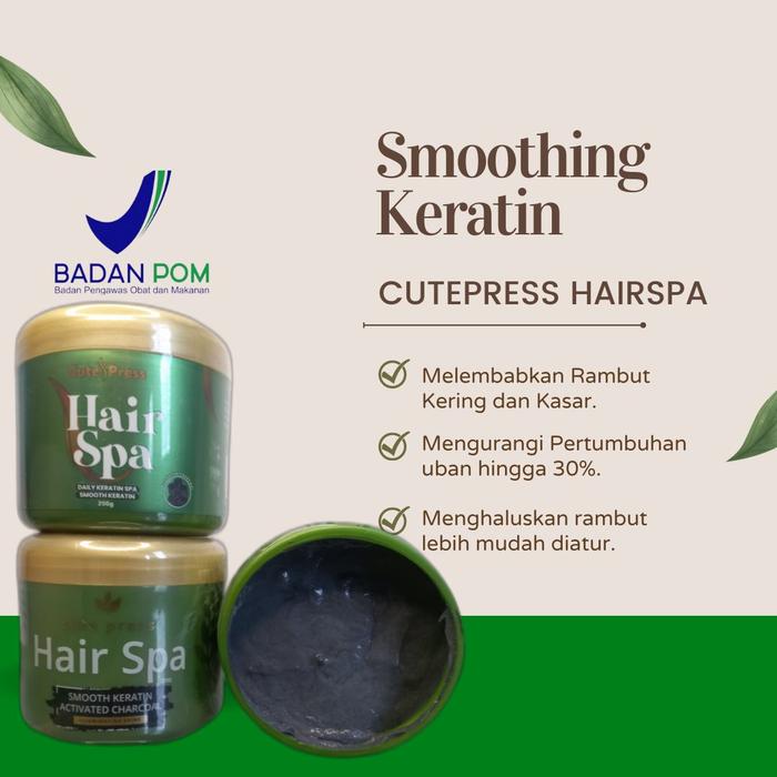 Gambar Treatment rambut Hair spa cute press active charcoal / masker rambut. - Smooth Keratin dari Habiebie Store undefined Tokopedia