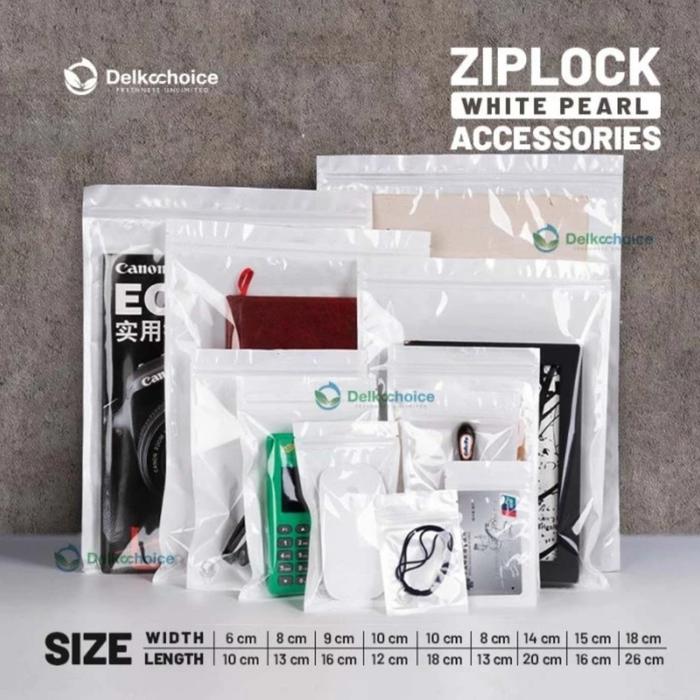 Gambar Plastik Klip Ziplock Aksesoris White Delkochoice - 6x10 dari Master Packaging undefined Tokopedia