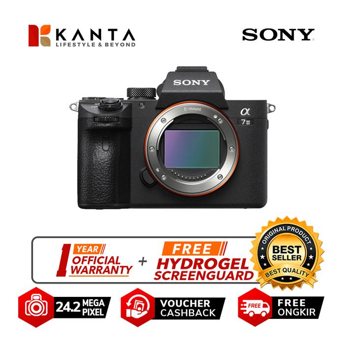 Jual Kamera Mirrorless Gambar Terbaik SONY ALPHA 7 MARK III (Body Only