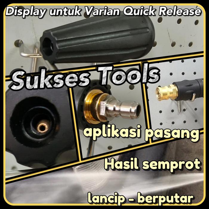 Gambar 100% Lakoni Turbo Nozzle Mesin Steam Laguna 70 Jet Cleaner Daytona 100 - quick release dari Sukses.Tools undefined 5 Tokopedia