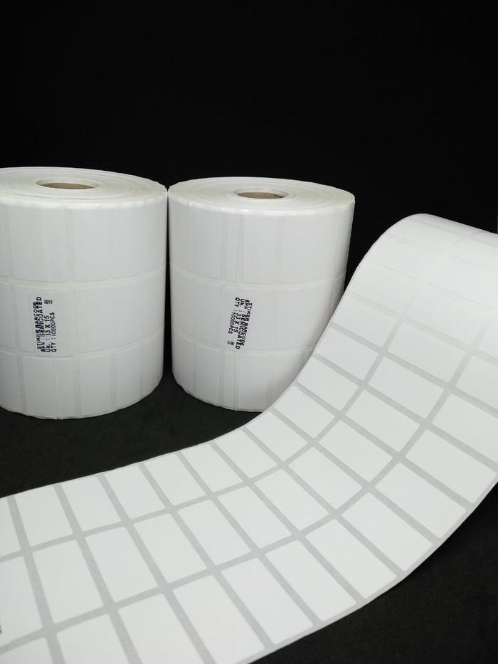 Gambar Label Barcode Semicoated 33x15 mm 3 LINE ISI 10.000 GAP Label Barcode - FACE OUT dari Malangpos undefined Tokopedia
