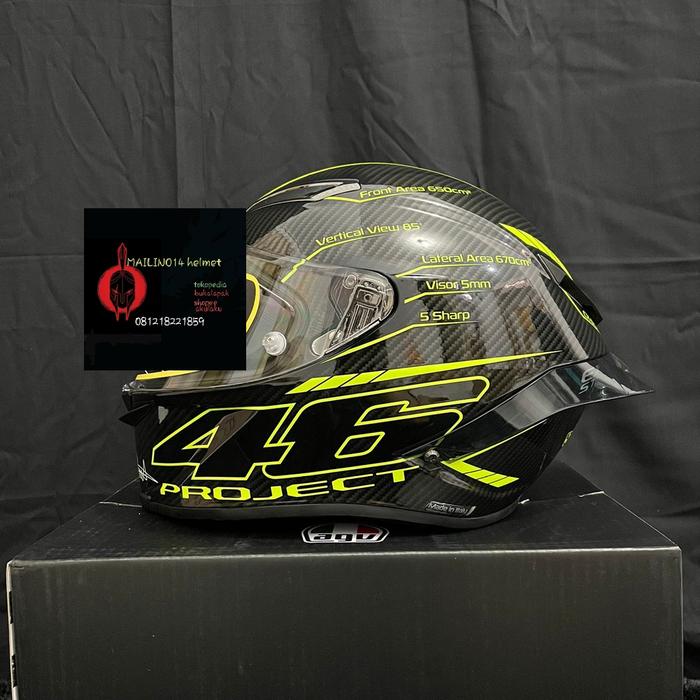 agv 46 project helmet price Style Valentino Rossi Carbon Fiber  HM Helmets AGV - AGV Pista GP
