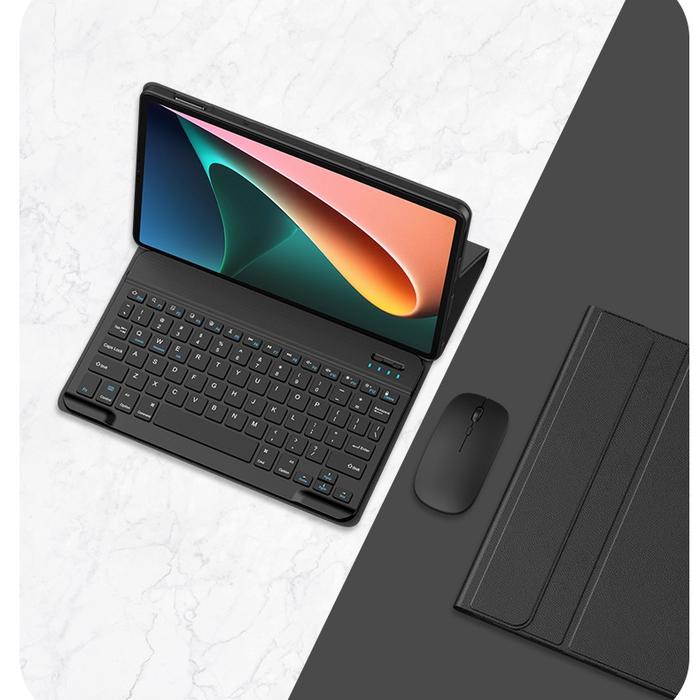 Gambar Flip Case Keyboard for iPad A16 11 2025 / 10 2022 10th 10.9 Inch 11th | Casing Tablet - Hitam, Cas+Keyboard dari nucleo undefined Tokopedia