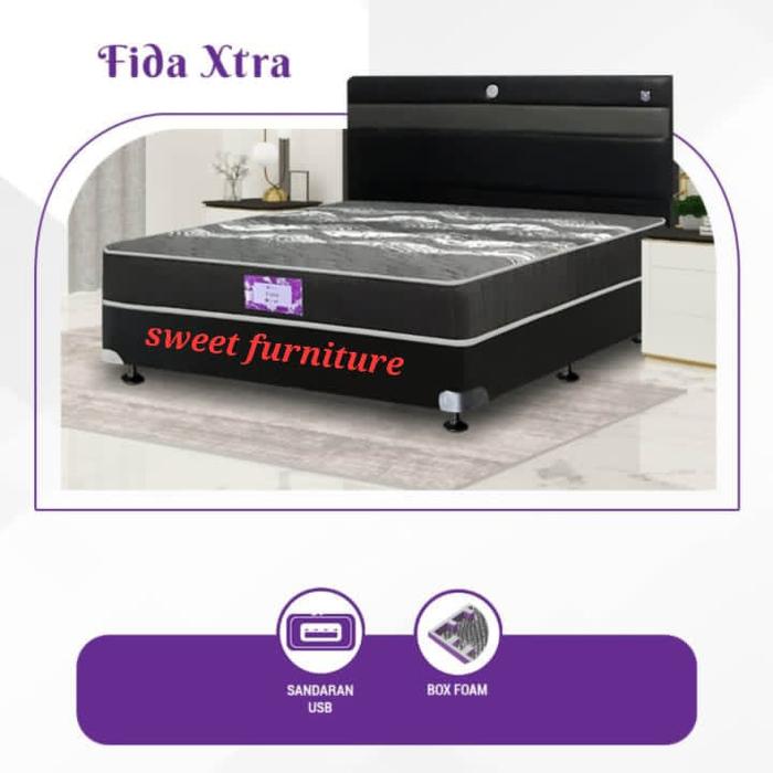 Gambar springbed angel fida xtra - 1 set ori, 160x200 cm dari SweetFurniture121d undefined Tokopedia