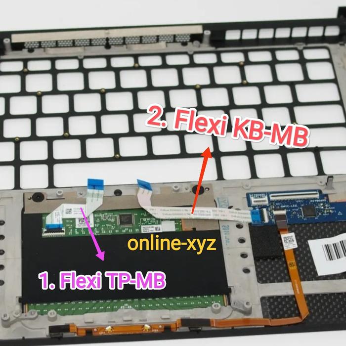 Gambar kabel flexible Touchpad Keyboard DELL XPS 15 7590 9550 9560 9570 xps15 - 2. Flexi KB-MB dari online-xyz undefined Tokopedia