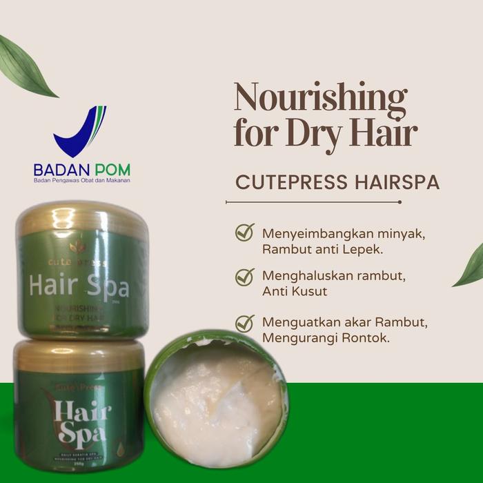 Gambar Treatment rambut Hair spa cute press active charcoal / masker rambut. - Nourish Dryhair dari Habiebie Store undefined Tokopedia