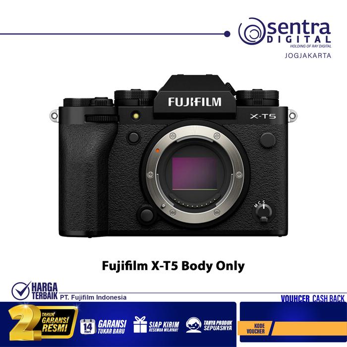 Gambar Fujifilm X-T5 | Xt5 Mirrorless Camera (Body Only) - Black dari Sentra Digital undefined Tokopedia