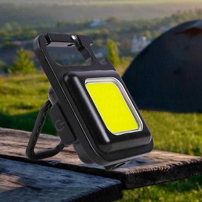 Gambar Senter LED Mini Kotak Keychain Portable Gantungan Kunci magnet COB - Kotak dari Klabat Outdoor Jakarta undefined Tokopedia