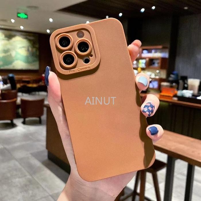 Gambar Case Luxury Silicone Candy for Phone 12 13 Mini 11 Pro Max - Coklat, Iphone 13 dari MizuMall undefined Tokopedia