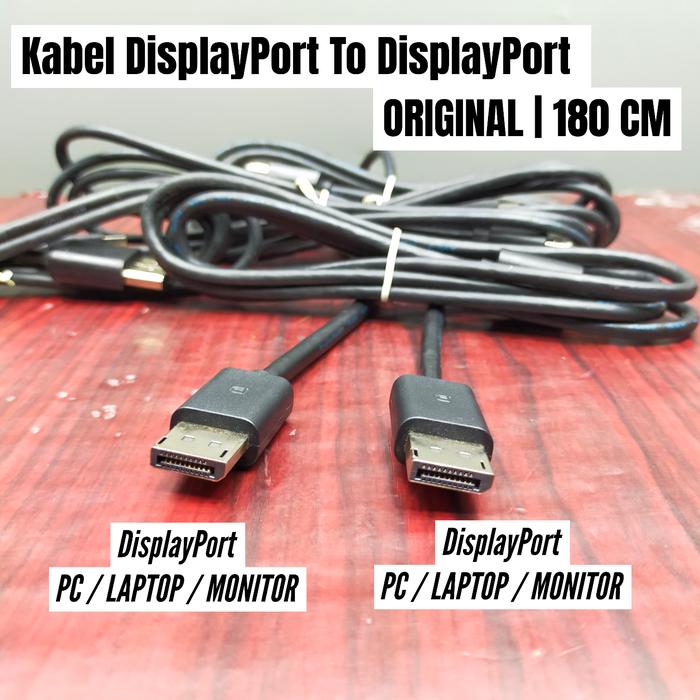 Gambar kabel display port to display port dp to dp - DP TO DP dari Hakiki Computer undefined Tokopedia