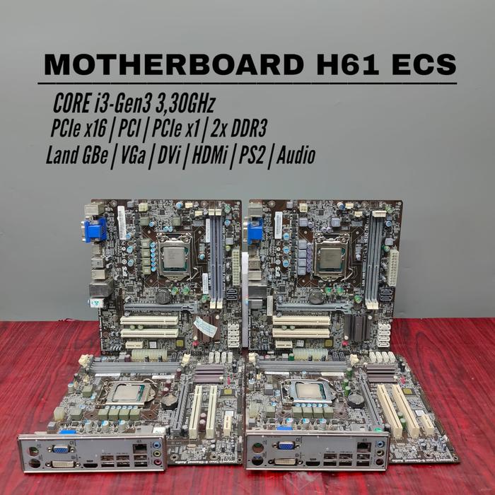Gambar Obral Paket Hemat Mobo H61 + Core I5 Sandy + Fan - H61 + i3 Gen3 dari Hakiki Computer undefined Tokopedia