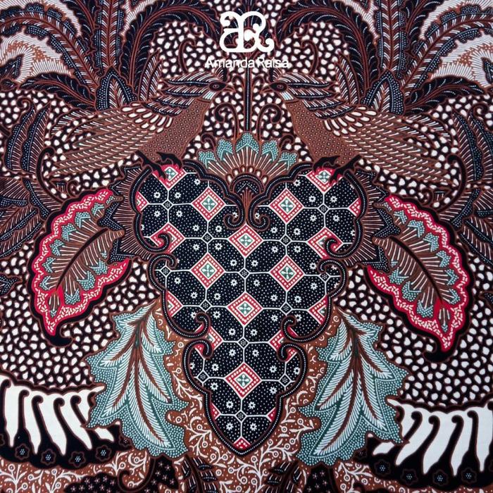 Gambar Kain Batik Meteran Potongan Motif Kawung Hati - Coklat, 0.5 meter dari Batik Amanda Raisa undefined Tokopedia
