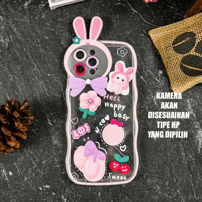 Gambar CASE RABBIT 3D MOTIF LUCU CASING HP FOR IPHONE 12 11 Plus Pro Max - 5, IP 11 dari AIKOSIA undefined Tokopedia