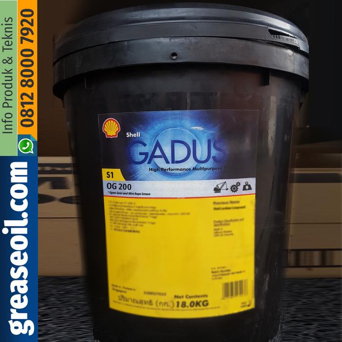 Jual SHELL CARDIUM COMPOUND Shell Gadus S1 OG 200 Wire Rope Gear
