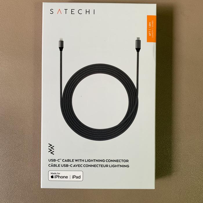 Jual Satechi USB C to Lightning Charging Cable Apple MFi