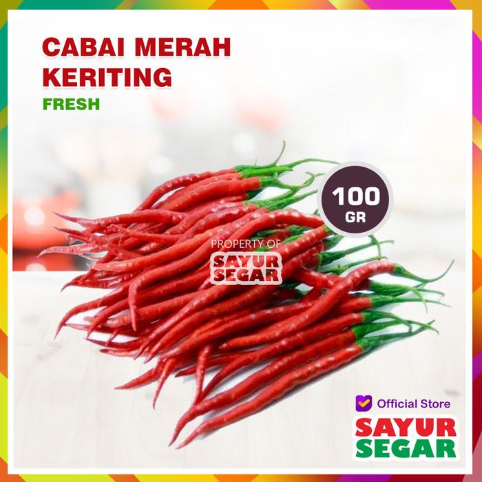 Gambar CABAI / CABE MERAH KERITING [250g] FRESH - 100g dari Sayur Segar undefined Tokopedia