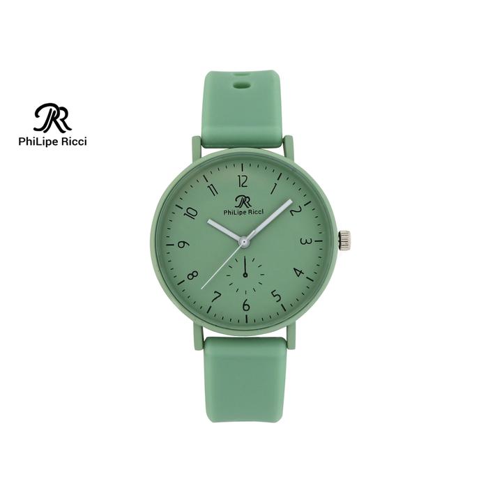 Gambar PhiLipe Ricci Jam Tangan Wanita Analog Karet Cewek Kecil Quartz 6231 - Hijau dari PhiLipe Ricci undefined Tokopedia