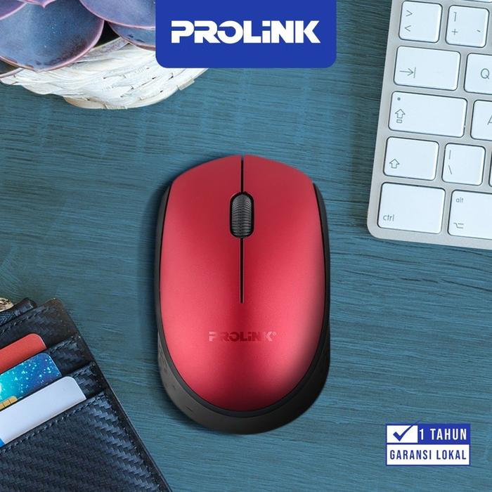 Gambar MOUSE WIRELESS PROLINK PMW5008 - Merah dari Dityashop Tech undefined Tokopedia