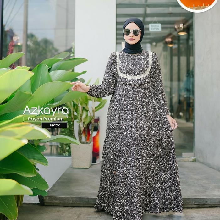 Gambar Azkayra dress - Black, Jumbo dari Yulian_ostore undefined Tokopedia
