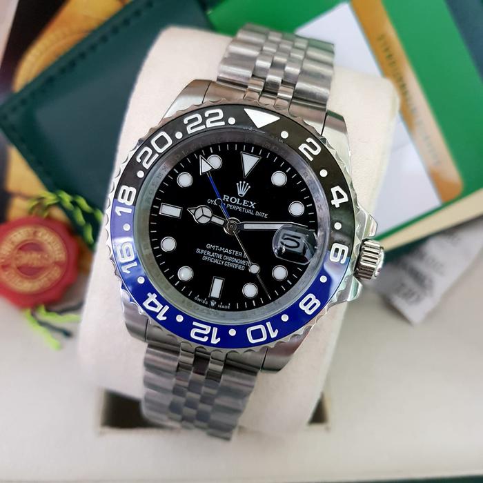 Gambar Jam Tangan Pria R0LEK GMT-M4STER Stainless Steel Automatic - Black dari ElevenWatch_NEW undefined Tokopedia