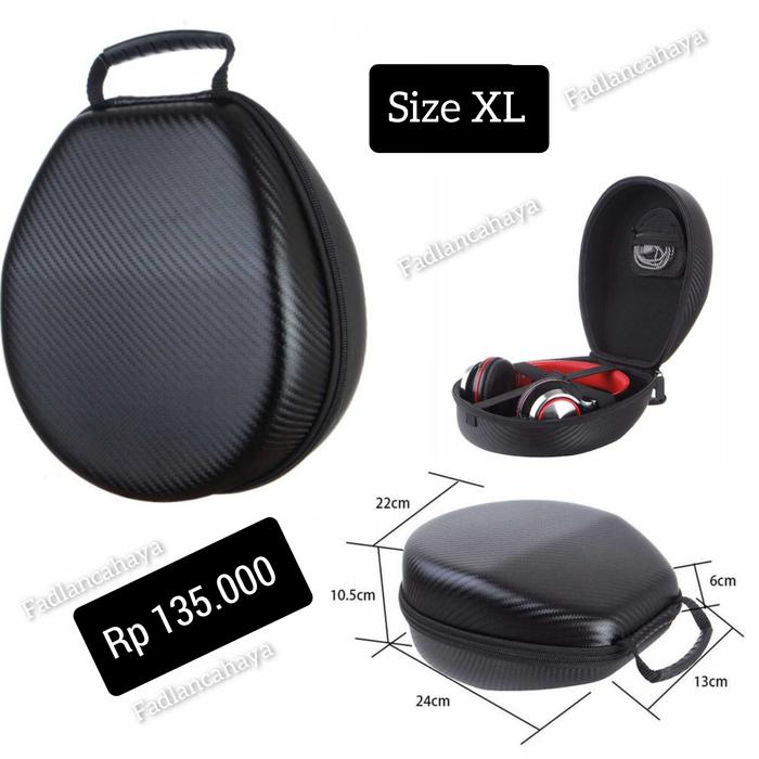 Gambar Hardcase Case Travel Headphone Gaming size besar - size XL standar dari fadlancahaya undefined Tokopedia