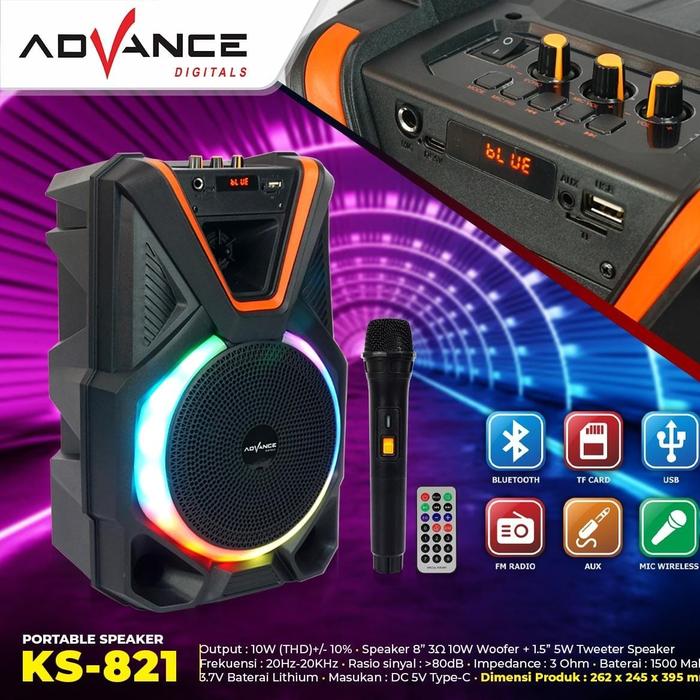 Gambar Speaker Advance KV 6270 8010 8020 8030 8270 8290 KS 612 821 Meeting - KS-821 dari harapansentosaabadi undefined 3 Tokopedia
