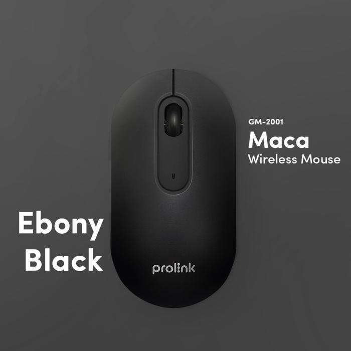 Gambar MOUSE WIRELESS PROLINK MACA GM2001 - Hitam dari Dityashop Tech undefined Tokopedia