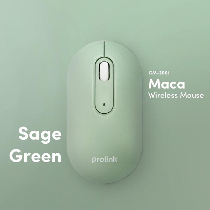 Gambar MOUSE WIRELESS PROLINK MACA GM2001 - Hijau dari Dityashop Tech undefined Tokopedia
