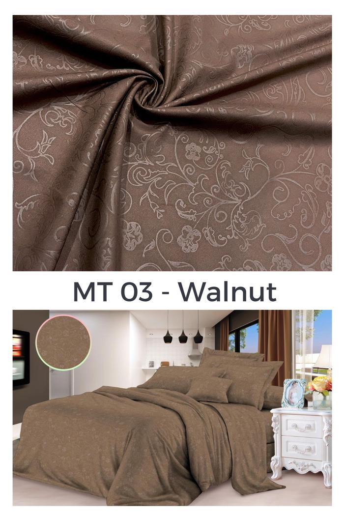 Gambar Bedcover Microtec - MT 03 Walnut, 160x230 dari Leon Bedding undefined Tokopedia