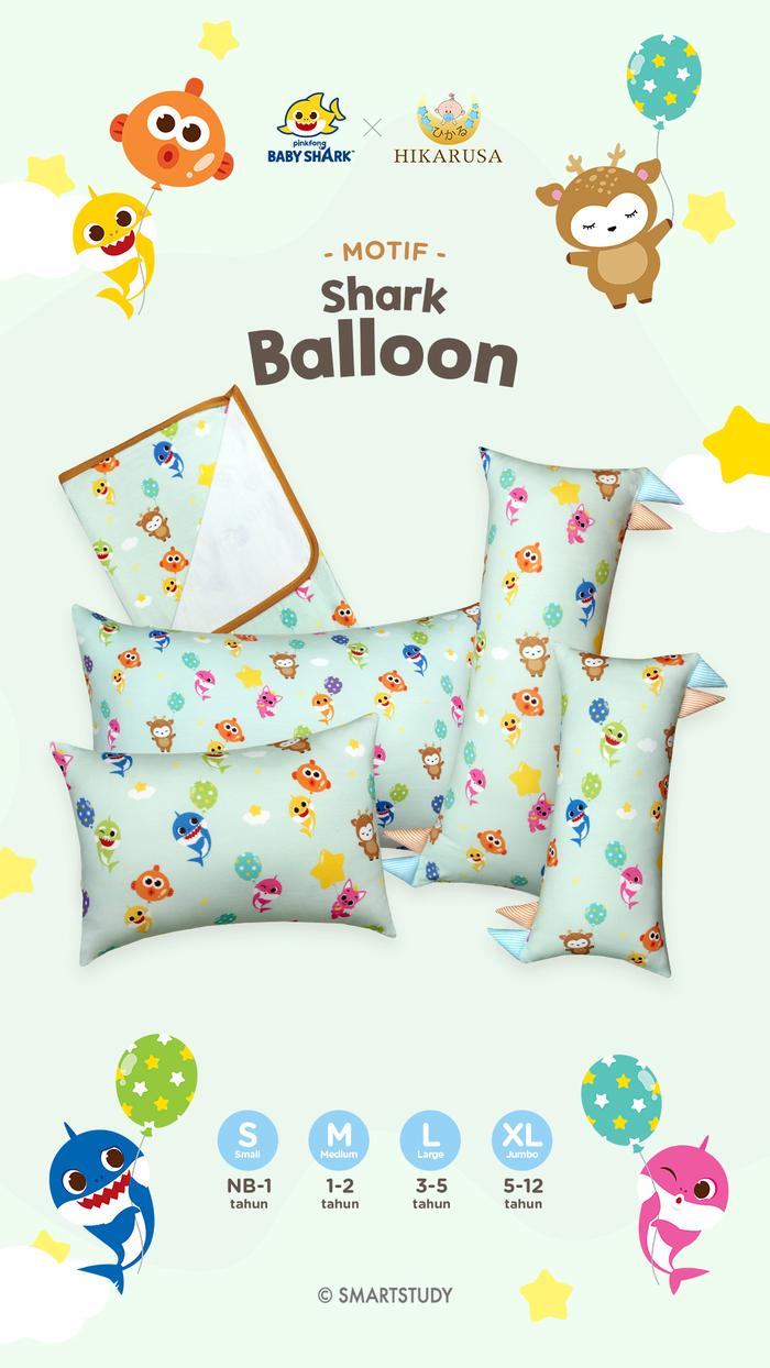 Gambar Bantal / Pillow Hikarusa Baby Shark Jumbo Tencel Bamboo - Shark Ballon, Jumbo dari BunnyBeez undefined Tokopedia