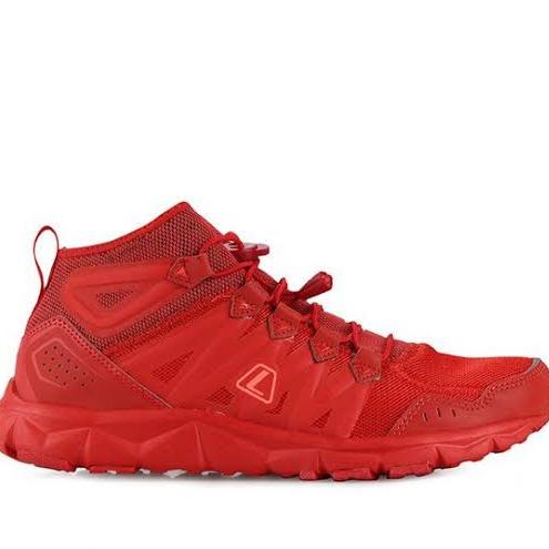 Gambar Sepatu League Kumo Mid M Merah Running Shoes Pria Original - Merah, 44 dari JasonShoes undefined Tokopedia