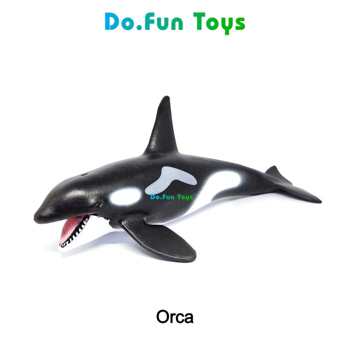 Gambar ORCA Animal Figure / Mainan Miniatur Ikan Paus Pembunuh - ORCA dari DO.FUN TOYS undefined Tokopedia