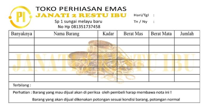 Gambar cetak kwitansi 2ply | kwitansi custom | kwitansi toko | bebas desain - a2 dari cv setiawan printing undefined Tokopedia