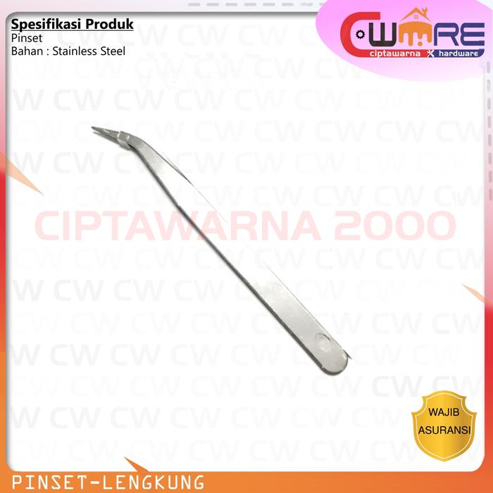 Gambar Tweezer Tweezers PINSET LENGKUNG / LANCIP - LENGKUNG dari Ciptawarna2000 Home Living undefined Tokopedia