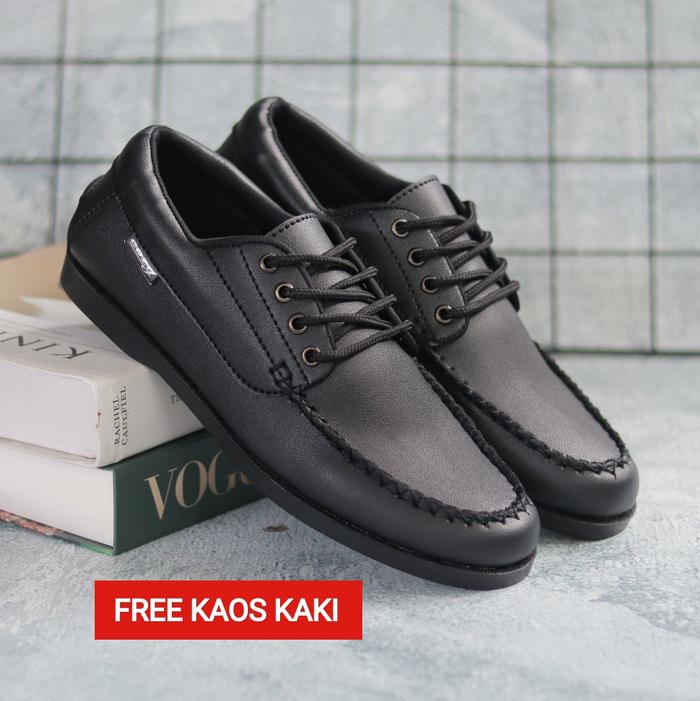 Gambar Sepatu Cozy Monza Original Pantofel Pria Casual Formal Kerja Kantor - Black, 43 dari WANFAR 99 undefined Tokopedia
