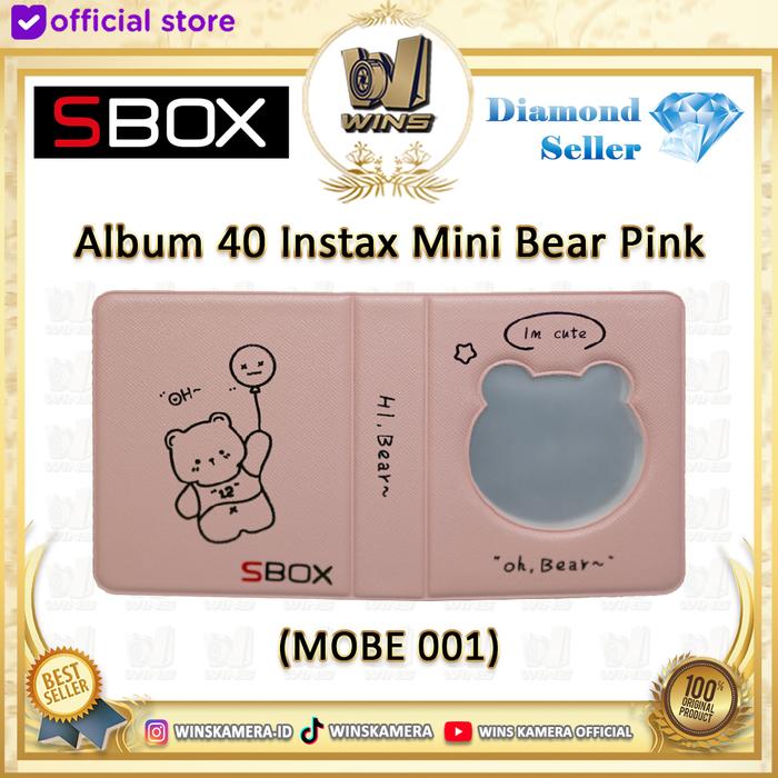 Gambar Sbox Album 40 Instax Mini Motif Bear - MOBE 001 dari WINS OFFICIAL STORE undefined Tokopedia